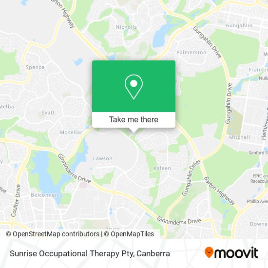 Sunrise Occupational Therapy Pty map