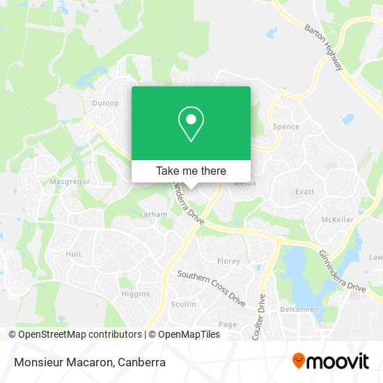 Monsieur Macaron map
