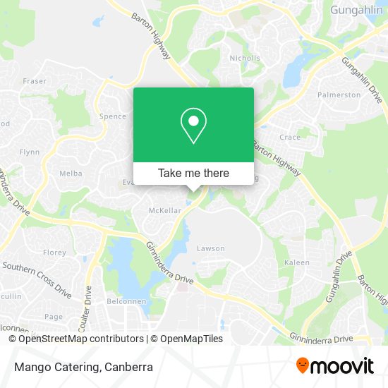 Mango Catering map