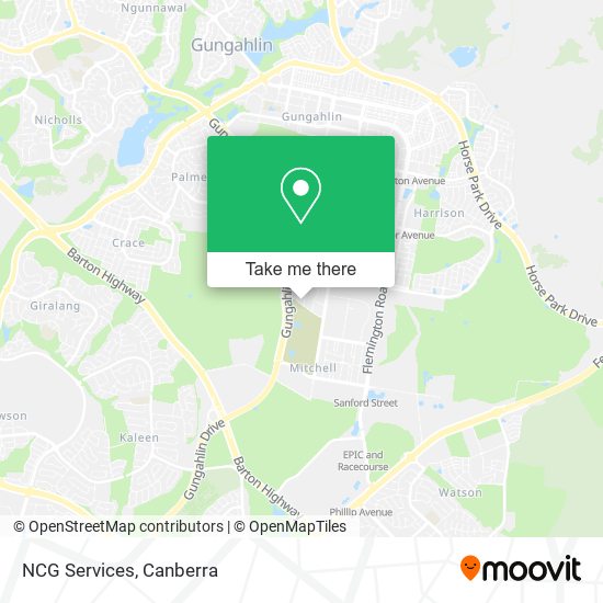 NCG Services map