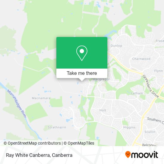 Ray White Canberra map