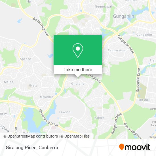 Giralang Pines map