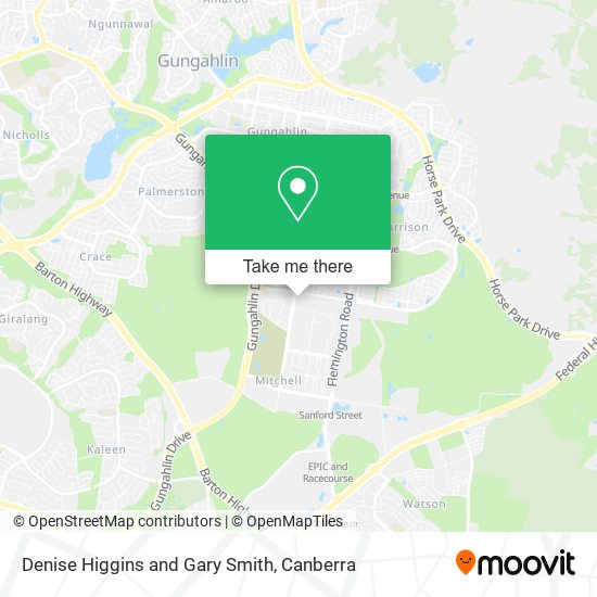 Denise Higgins and Gary Smith map