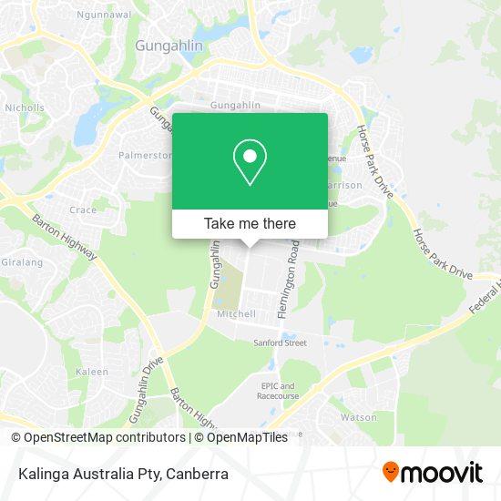 Kalinga Australia Pty map