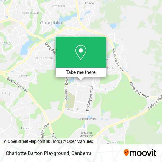 Charlotte Barton Playground map