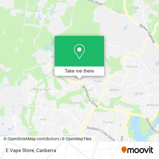 E Vape Store map