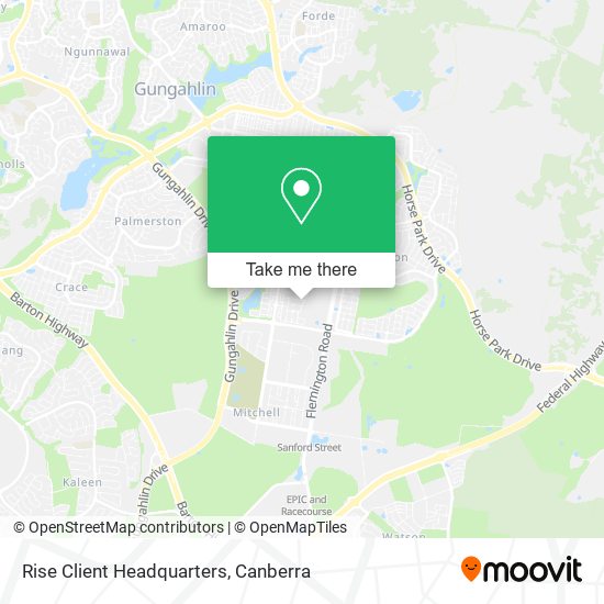 Rise Client Headquarters map