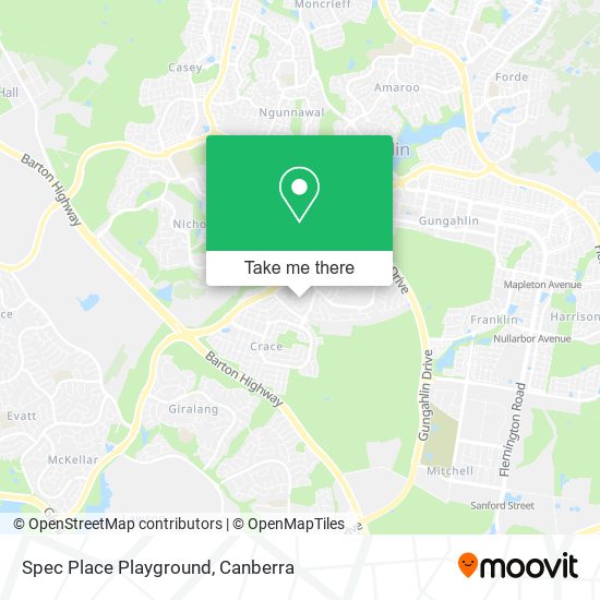 Spec Place Playground map