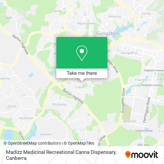 Mapa Madizz Medicinal Recreational Canna Dispensary