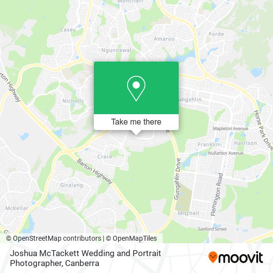 Joshua McTackett Wedding and Portrait Photographer map