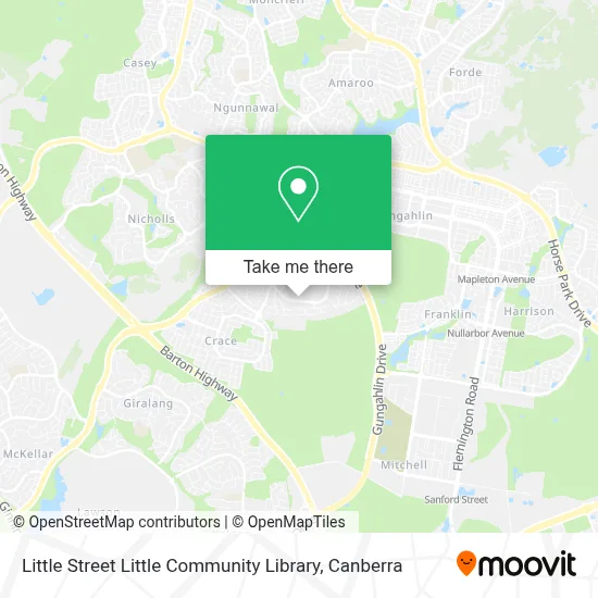 Mapa Little Street Little Community Library