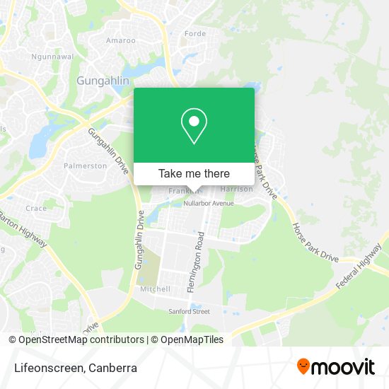 Lifeonscreen map