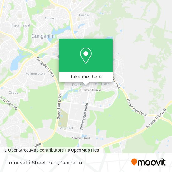 Tomasetti Street Park map