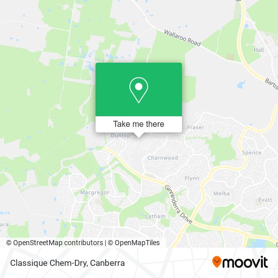 Classique Chem-Dry map