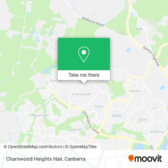 Charnwood Heights Hair map