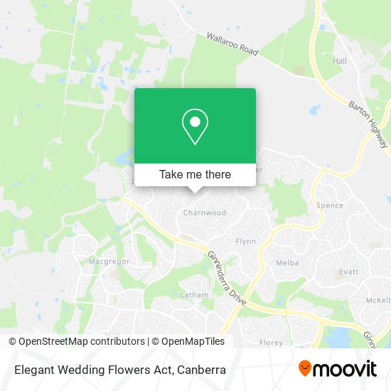 Elegant Wedding Flowers Act map