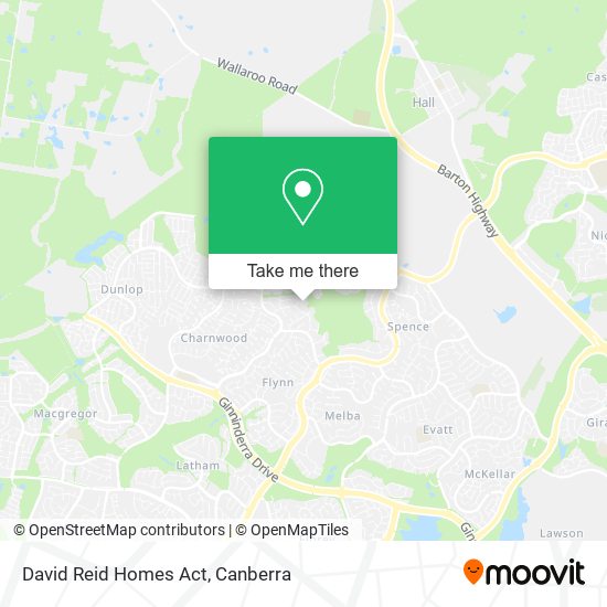 David Reid Homes Act map