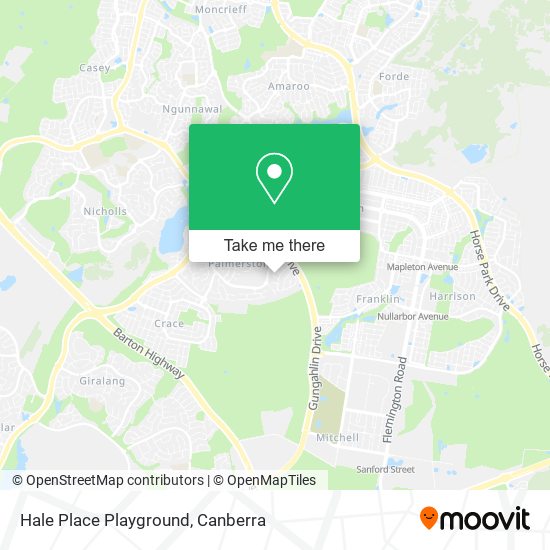 Hale Place Playground map