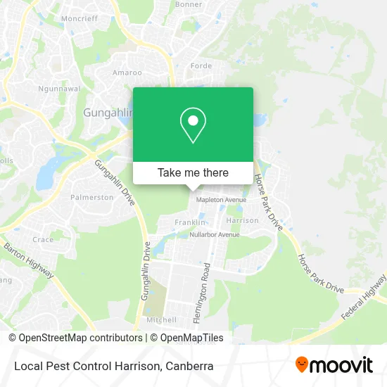 Mapa Local Pest Control Harrison