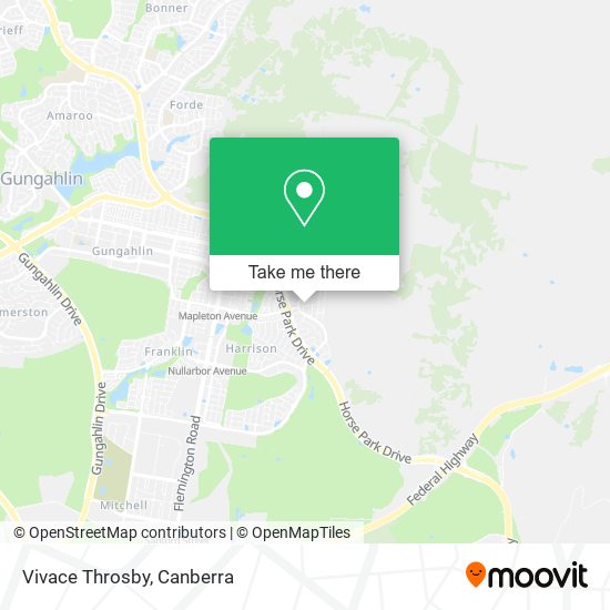 Vivace Throsby map