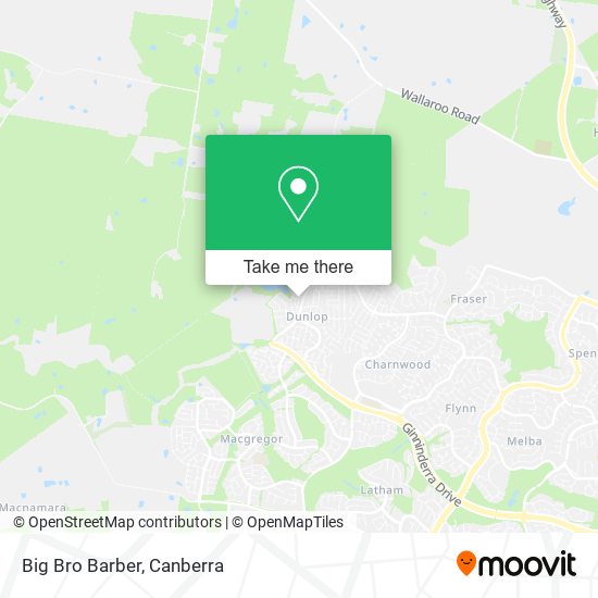 Big Bro Barber map