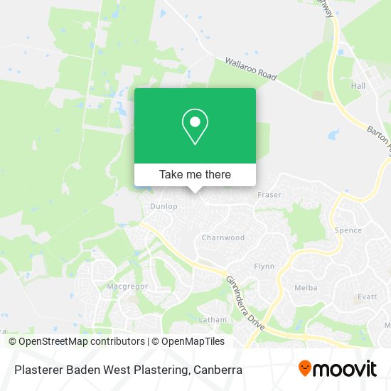 Plasterer Baden West Plastering map