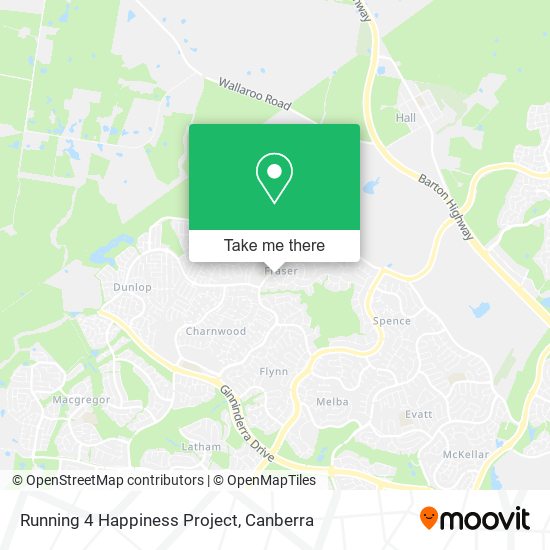 Running 4 Happiness Project map