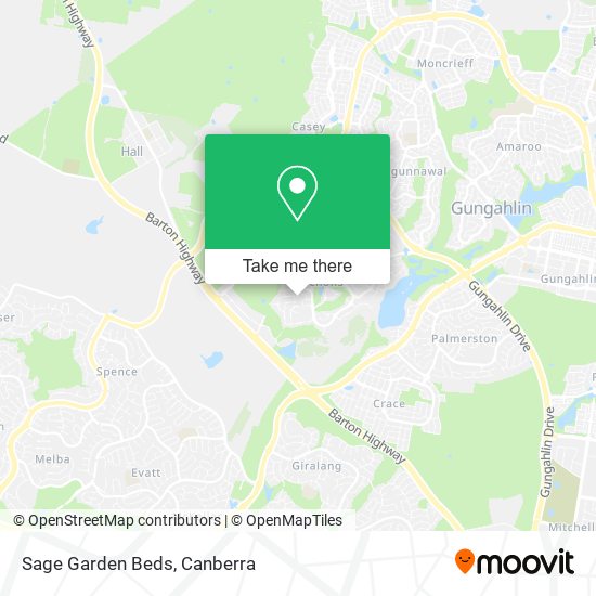 Sage Garden Beds map