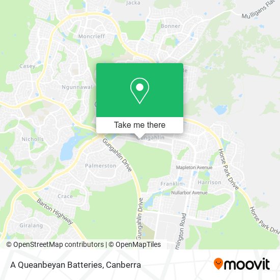A Queanbeyan Batteries map