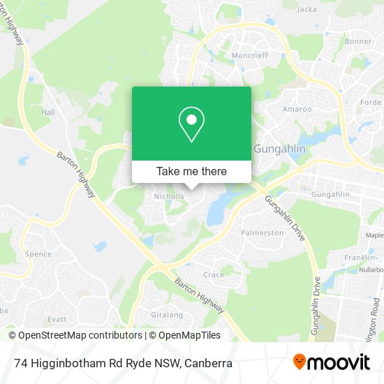 74 Higginbotham Rd Ryde NSW map