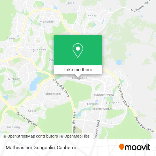 Mathnasium Gungahlin map
