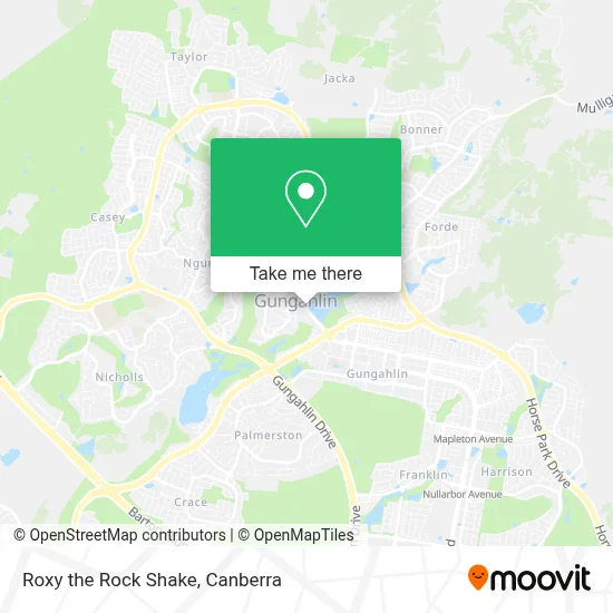 Mapa Roxy the Rock Shake