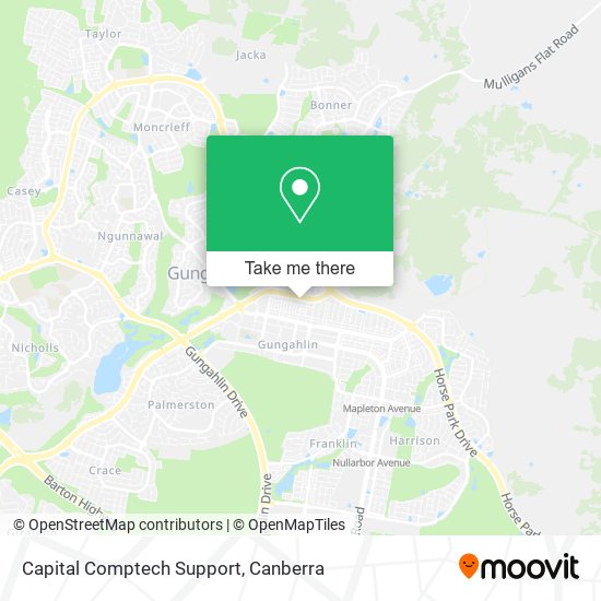 Capital Comptech Support map