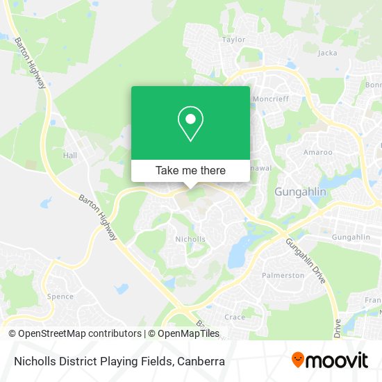 Nicholls District Playing Fields map