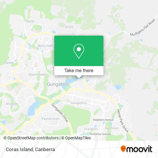 Coras Island map