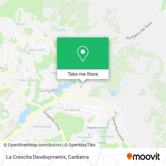 La Crescita Developments map