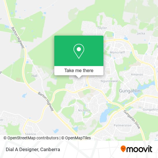 Dial A Designer map