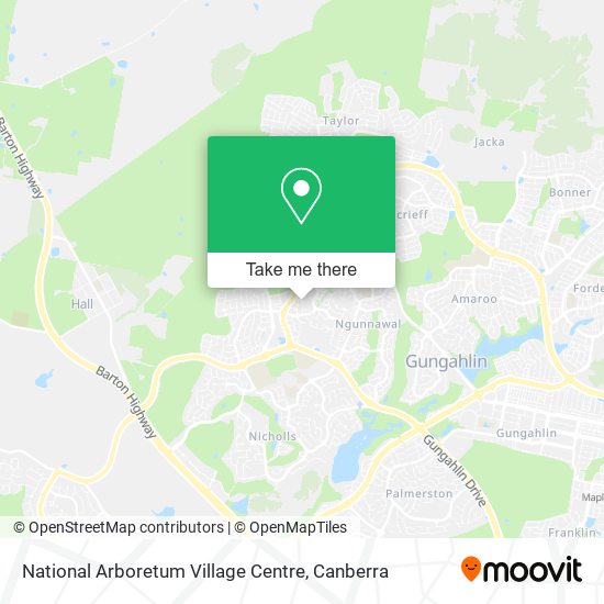 National Arboretum Village Centre map