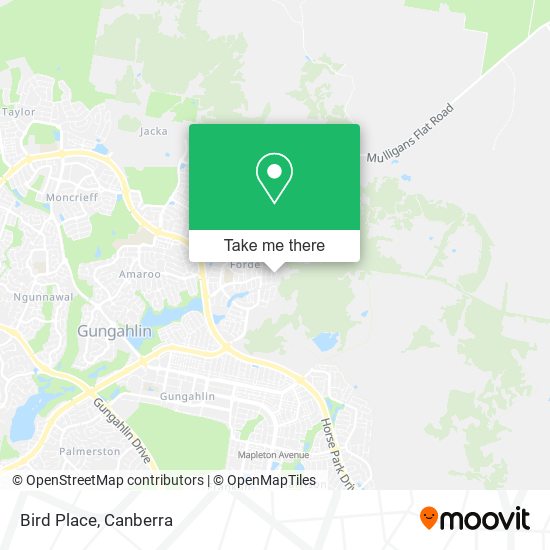 Bird Place map