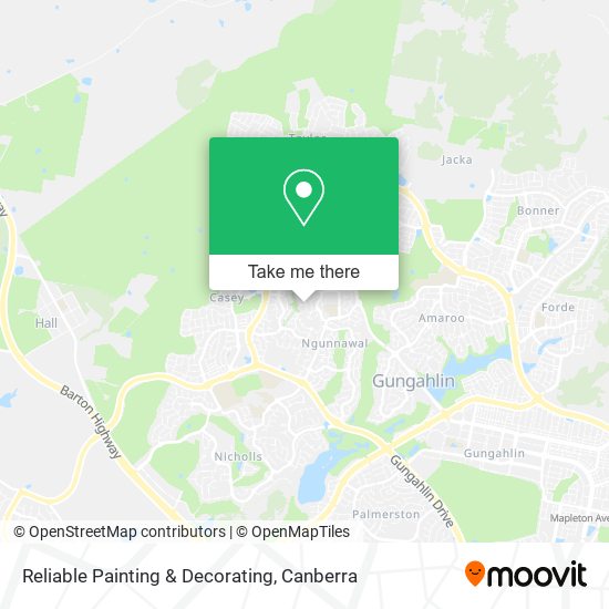 Reliable Painting & Decorating map