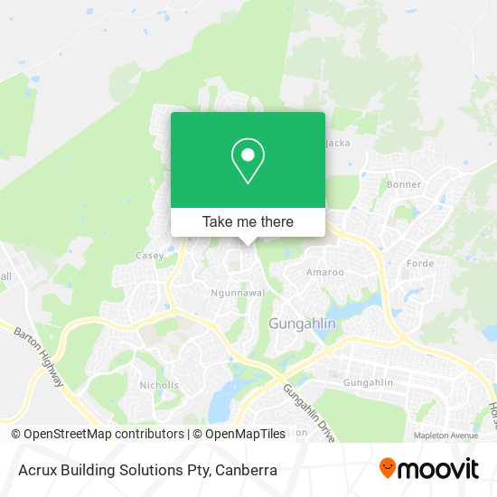 Acrux Building Solutions Pty map