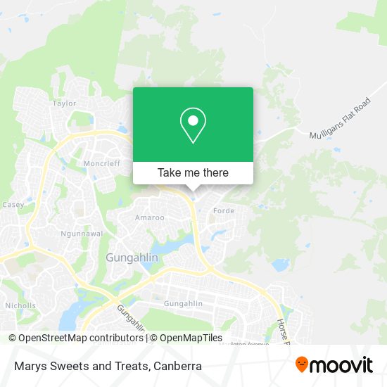 Marys Sweets and Treats map