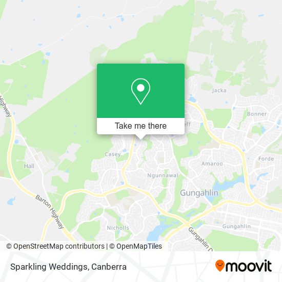 Sparkling Weddings map