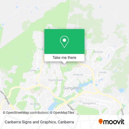 Canberra Signs and Graphics map