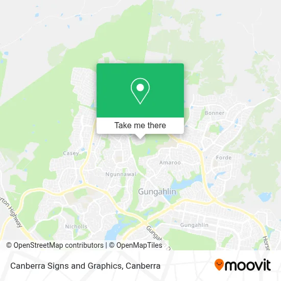 Mapa Canberra Signs and Graphics