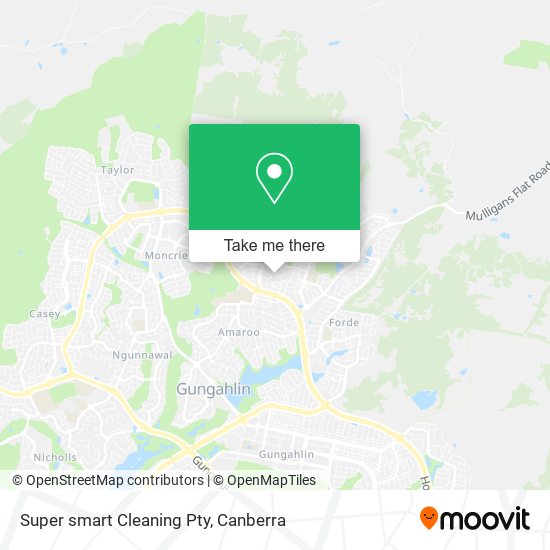 Mapa Super smart Cleaning Pty