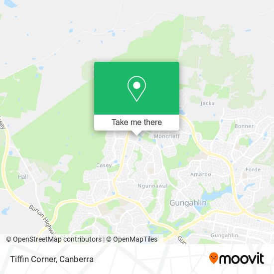 Tiffin Corner map