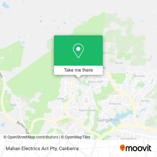 Mahan Electrics Act Pty map