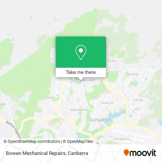 Bowen Mechanical Repairs map