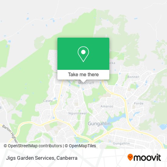 Mapa Jigs Garden Services